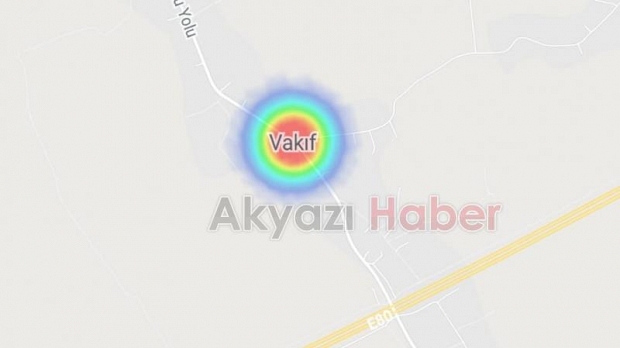 Akyazı'nın korona haritası kızardı