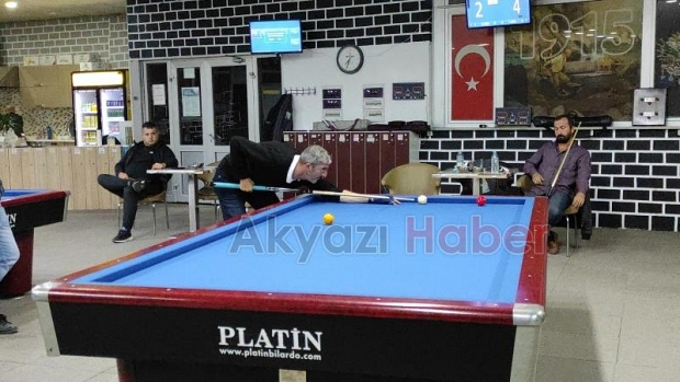 3 Bant Bilardo Turnuvası'nda şampiyon belli oldu