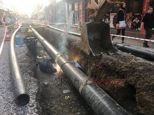 Büyükşehirden Akyazı'ya içme suyu hattı