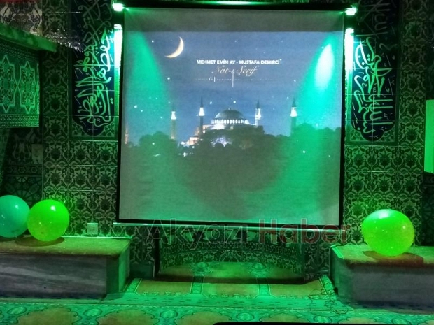  Küçücek'te Mevlid Kandili coşkusu