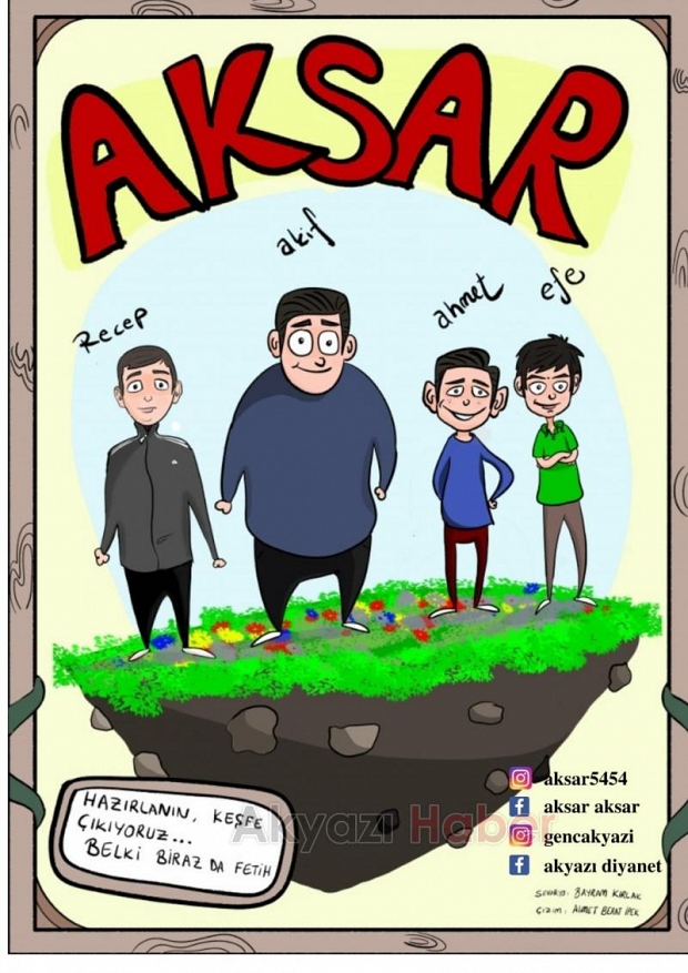 Aksar çocuklarla buluşuyor