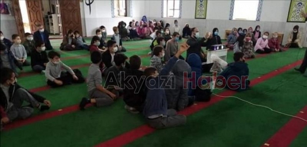 Küçücek'te okullarda Mevlid-i Nebi coşkusu yaşandı