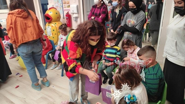 Öğretim üyelerinden ana okulunda hijyen etkinliği