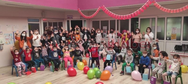 Öğretim üyelerinden ana okulunda hijyen etkinliği