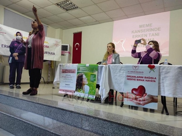 Akyazı'da kadınlara kanser taraması yapıldı