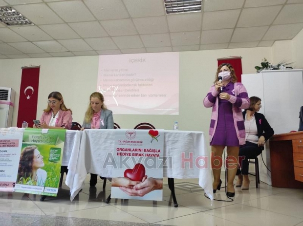 Akyazı'da kadınlara kanser taraması yapıldı