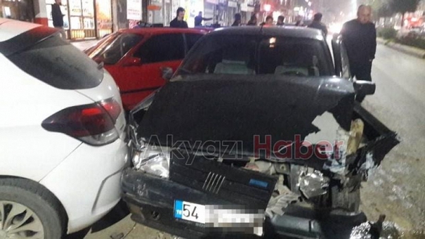 Otomobile çarpıp kaçtı