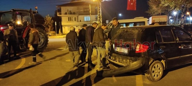 Pazarköy'de kaza