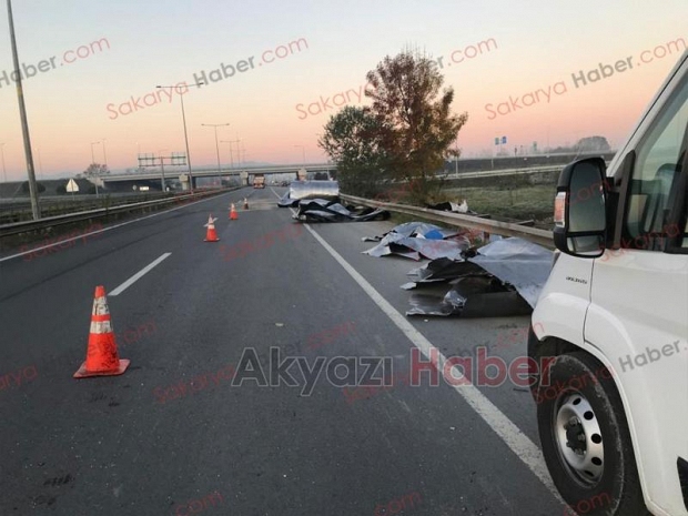 Kamyon otomobili biçti: 3 yaralı