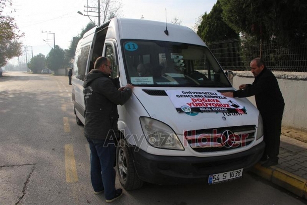 Akyazı Belediyesi'nden üniversite öğrencilerine doğa gezisi