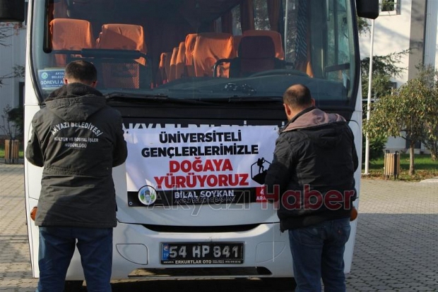 Akyazı Belediyesi'nden üniversite öğrencilerine doğa gezisi