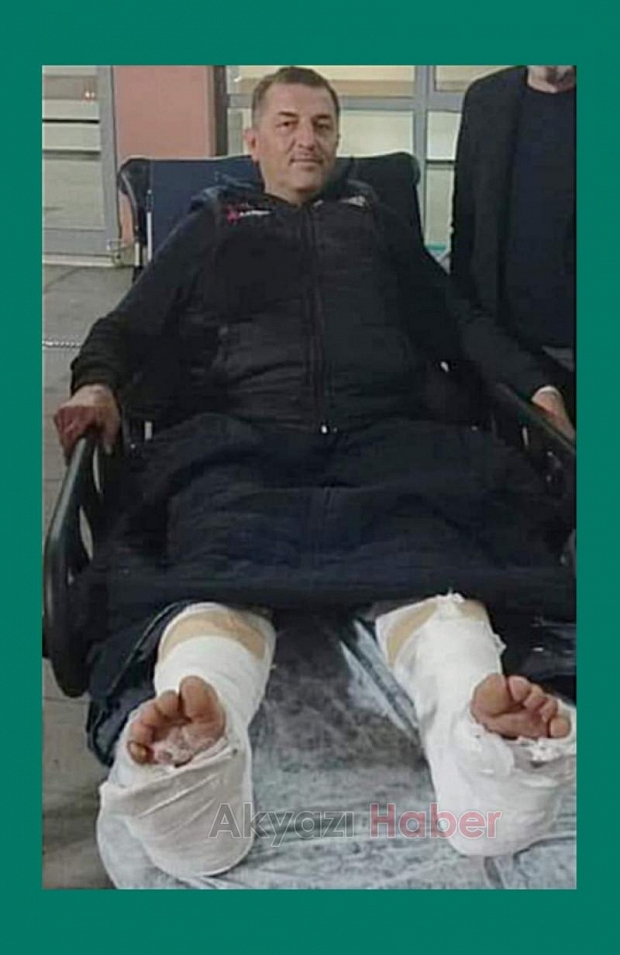 Yongalık Muhtarı kazada yaralandı