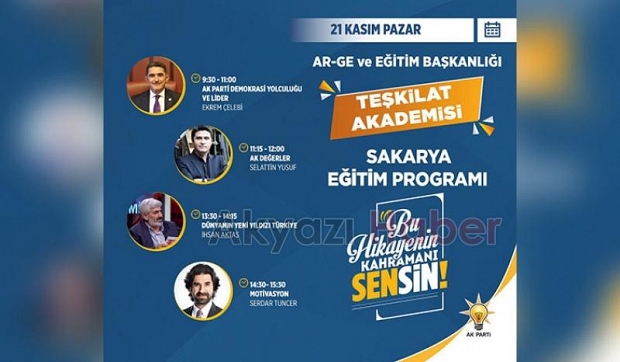 AK Parti'de Teşkilat Akademisi başlıyor