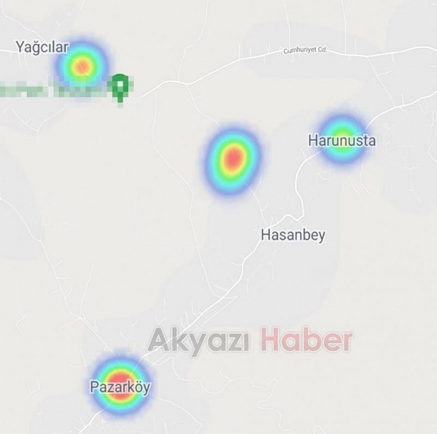 Akyazı'nın korona haritasında son durum