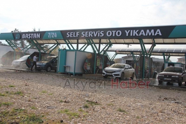 Baştan Self Servis Oto Yıkama Tesisi Açıldı