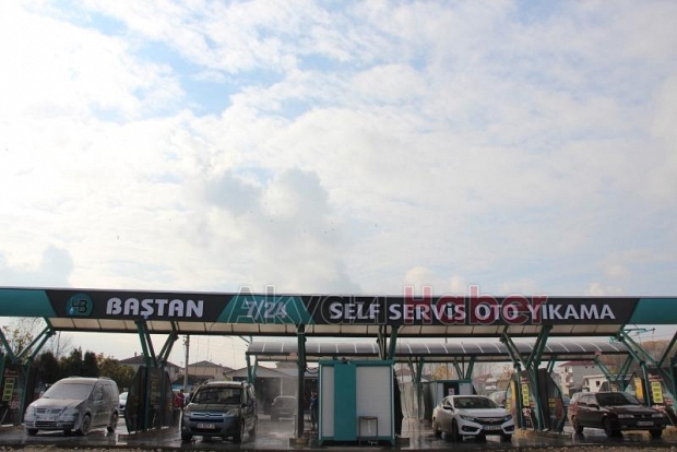 Baştan Self Servis Oto Yıkama Tesisi Açıldı