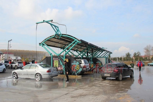 Baştan Self Servis Oto Yıkama Tesisi Açıldı