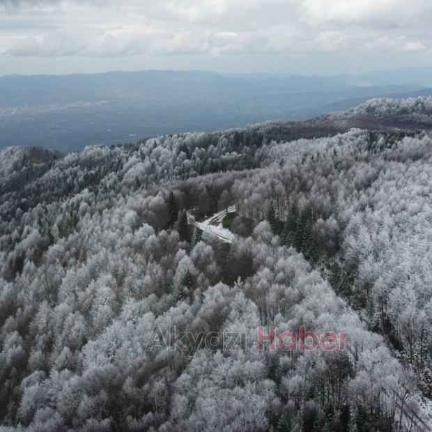 Keremali Yaylası'ndan kar fotoğrafları