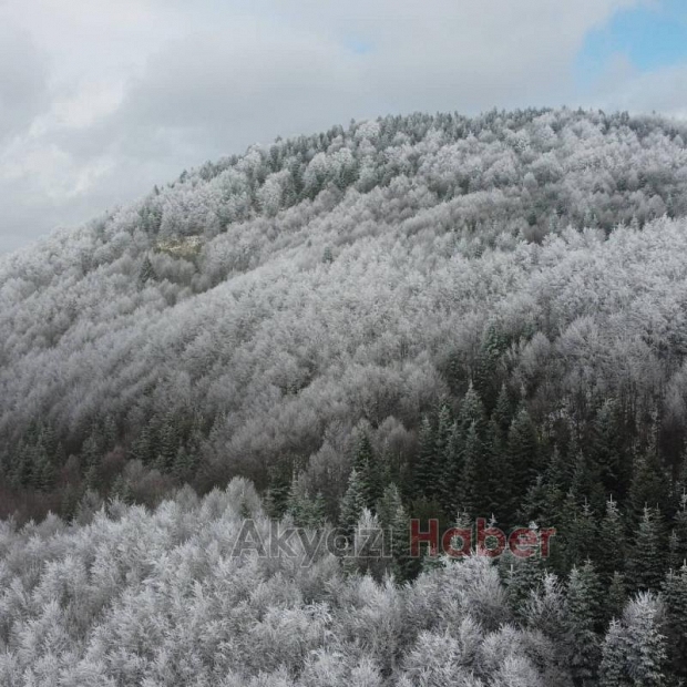 Keremali Yaylası'ndan kar fotoğrafları