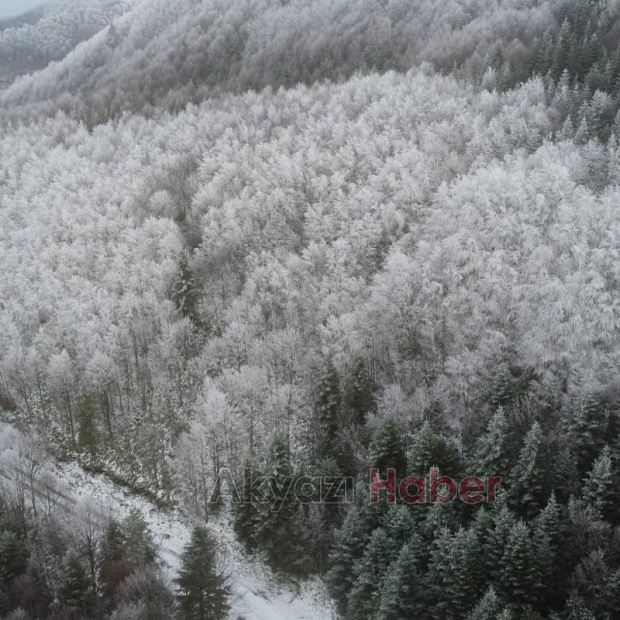 Keremali Yaylası'ndan kar fotoğrafları