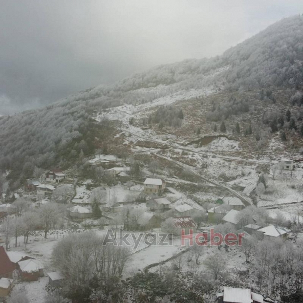 Keremali Yaylası'ndan kar fotoğrafları