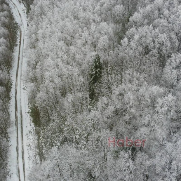 Keremali Yaylası'ndan kar fotoğrafları
