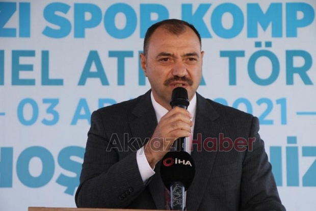Akyazı Spor Kompleksi'nin temeli atıldı