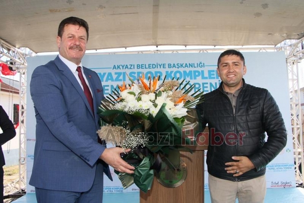 Akyazı Spor Kompleksi'nin temeli atıldı