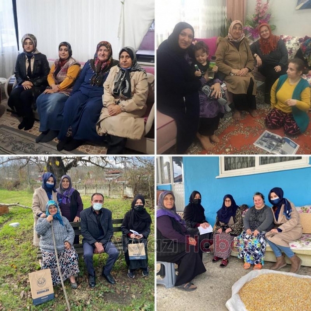 AK Parti'den 123 haneye eş zamanlı ziyaret