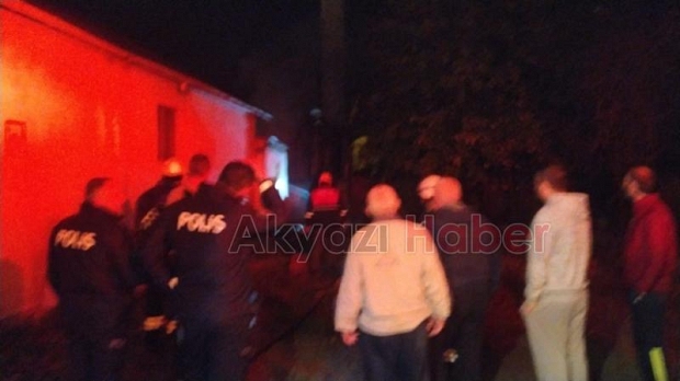 Akyazı'da yangın paniği