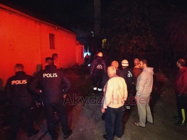 Akyazı'da yangın paniği