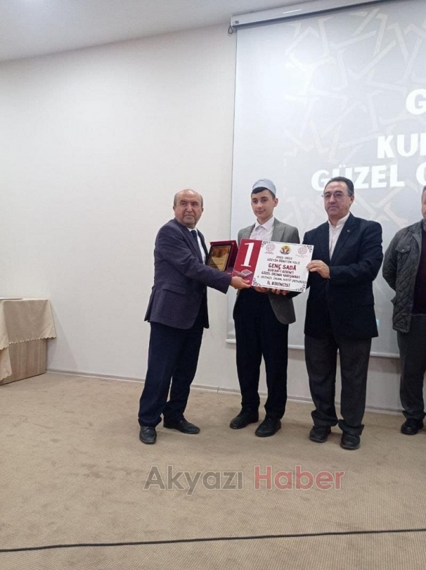 Akyazılı Muhammed Sakarya birincisi oldu