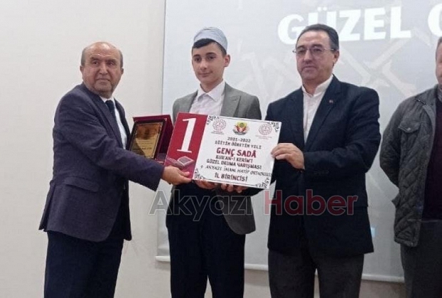Akyazılı Muhammed Sakarya birincisi oldu