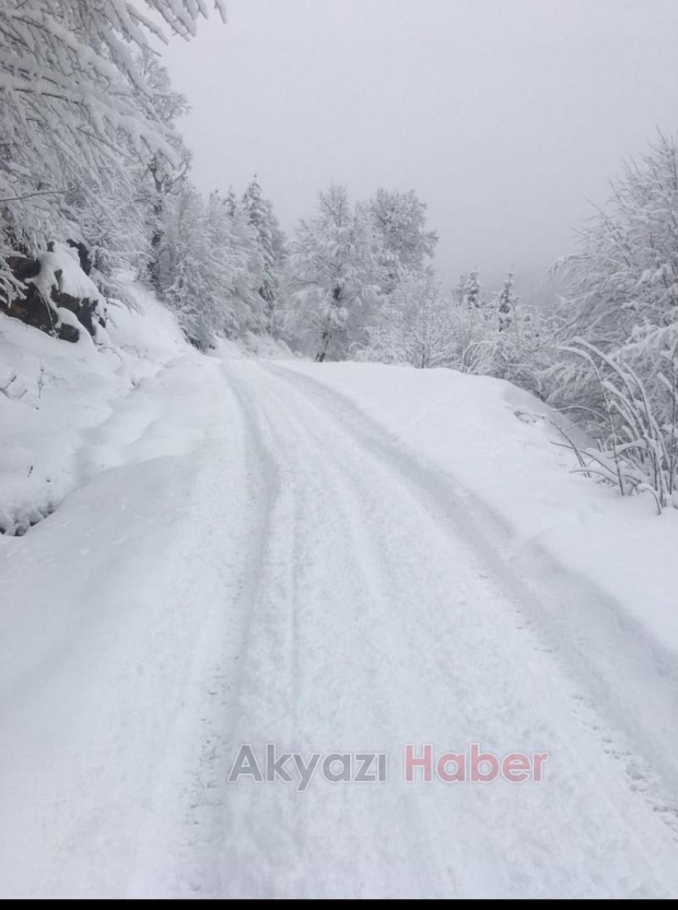 Yaylalardan kar manzaraları