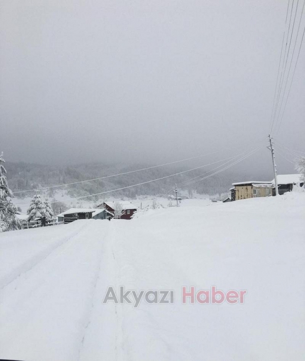 Yaylalardan kar manzaraları