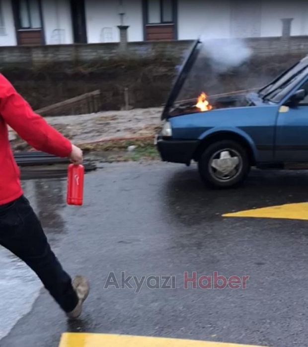 Otomobil az kalsın yanacaktı