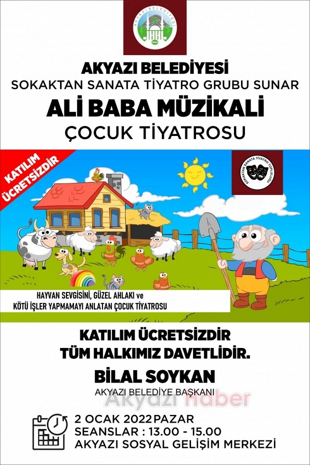 Akyazı’da tiyatro gösterimleri başlıyor 