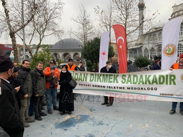 Orman İşletme 1200 fidan dağıttı