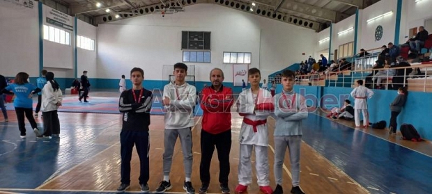 Liseler arası karate turnuvasında ilçemizi gururlandırdılar