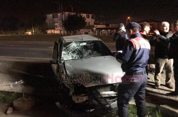 Akyazı'da feci kaza 5 yaralı