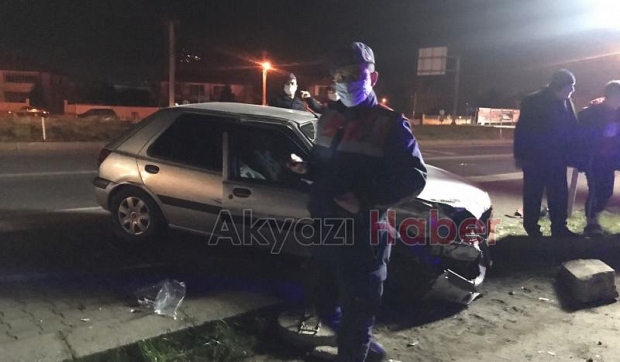 Akyazı'da feci kaza 5 yaralı