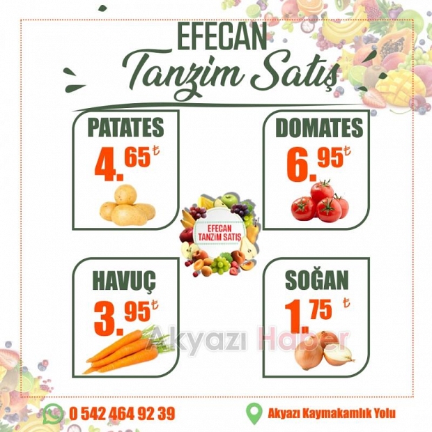 Sağlıklı Beslenmenin Adresi Efecan Tanzim Satış