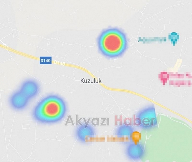 Akyazı'nın korona haritası kızardı