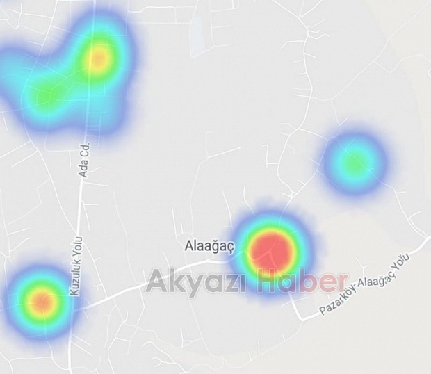 Akyazı'nın korona haritası kızardı