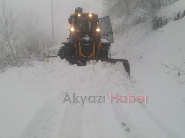 Akyazı Belediyesi karla mücadeleye hazır 