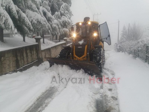 Akyazı Belediyesi karla mücadeleye hazır 