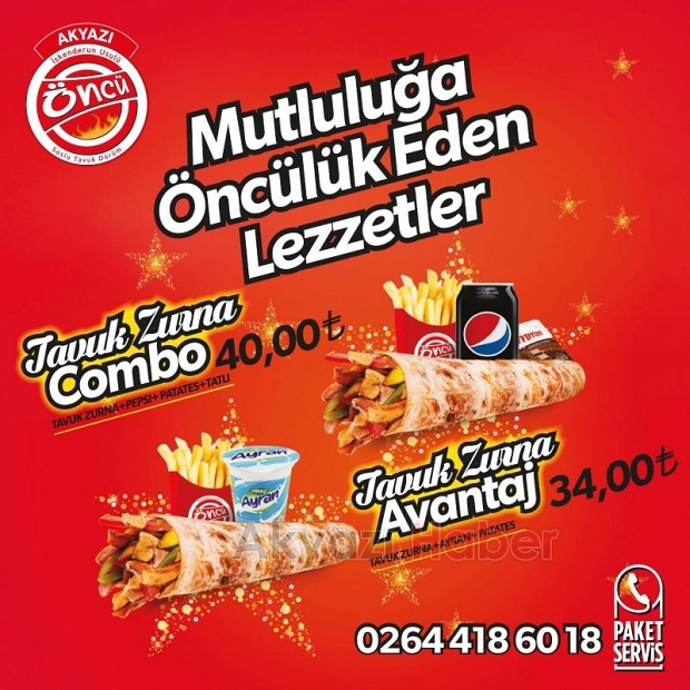 Öncü Döner'den Zurna Menülerde kampanya