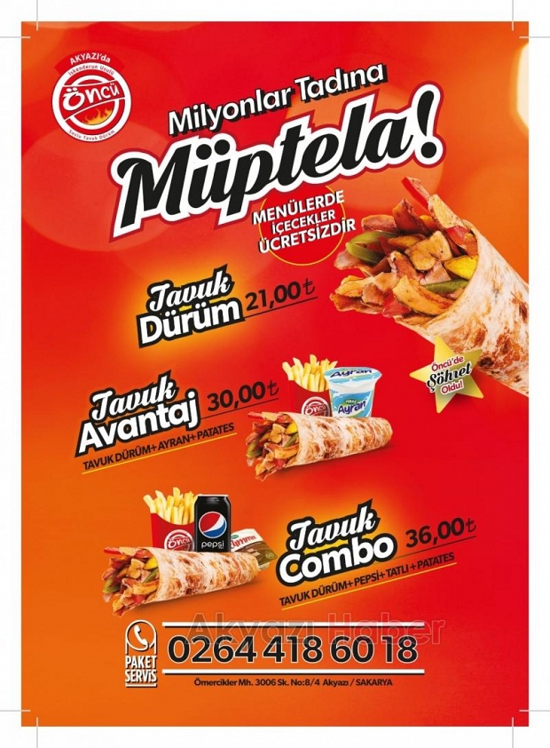 Öncü Döner'den Zurna Menülerde kampanya