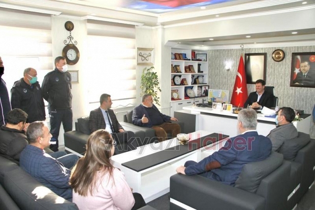 Bilal Soykan'a teşekkür ziyareti