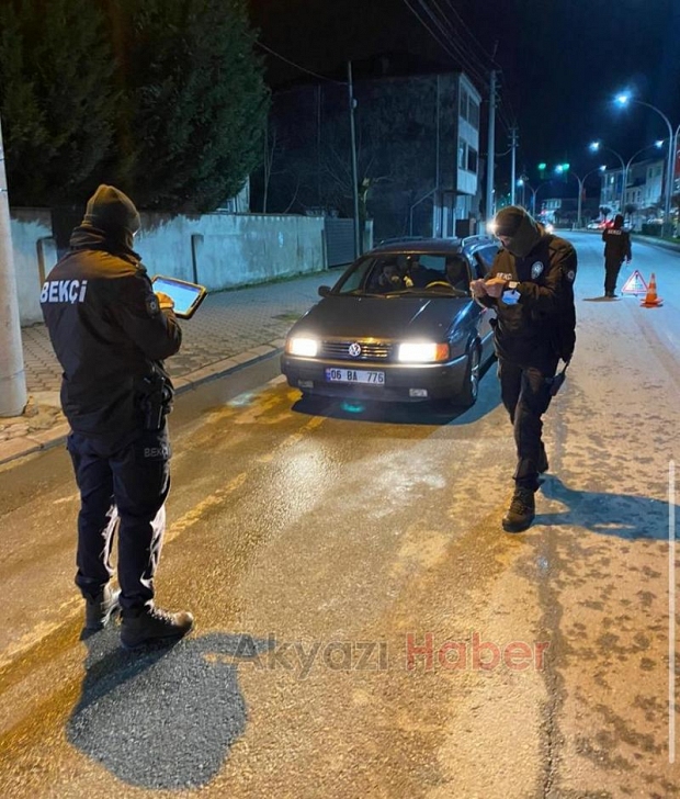 Akyazı'da asayiş ve trafik uygulaması